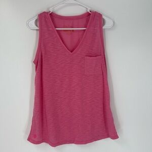 Lilly Pulitzer Luxletic Pink Pocket Tank